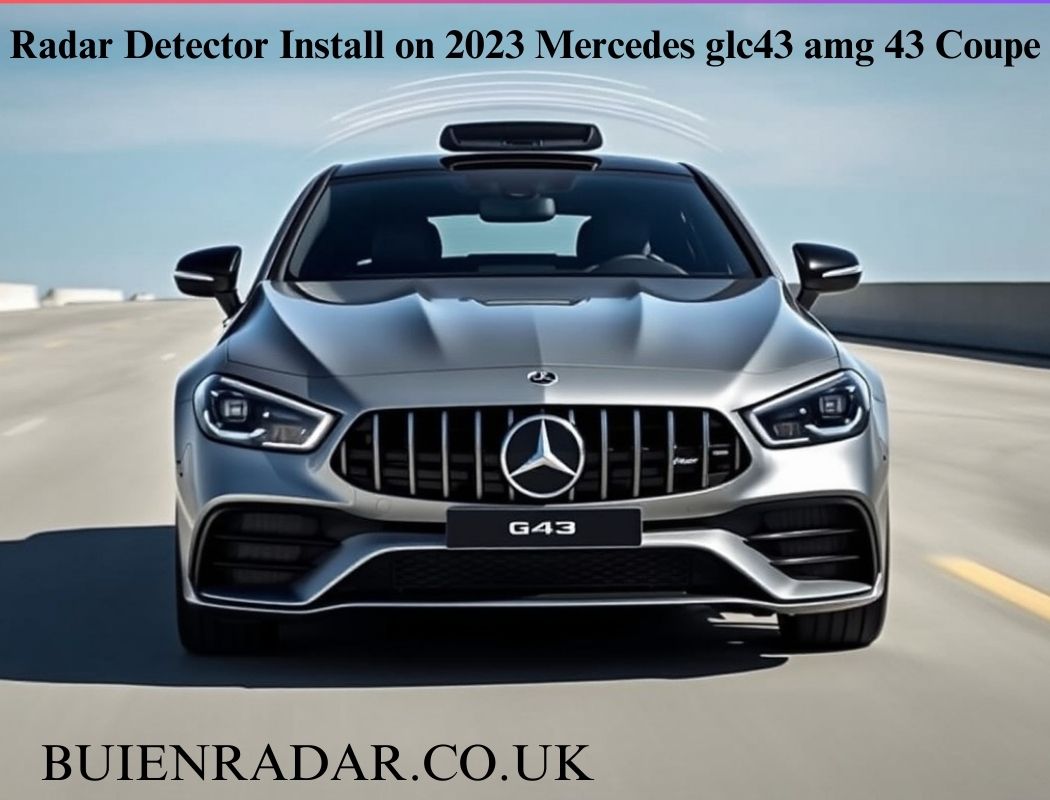 Radar Detector Install on 2023 Mercedes glc43 amg 43 Coupe